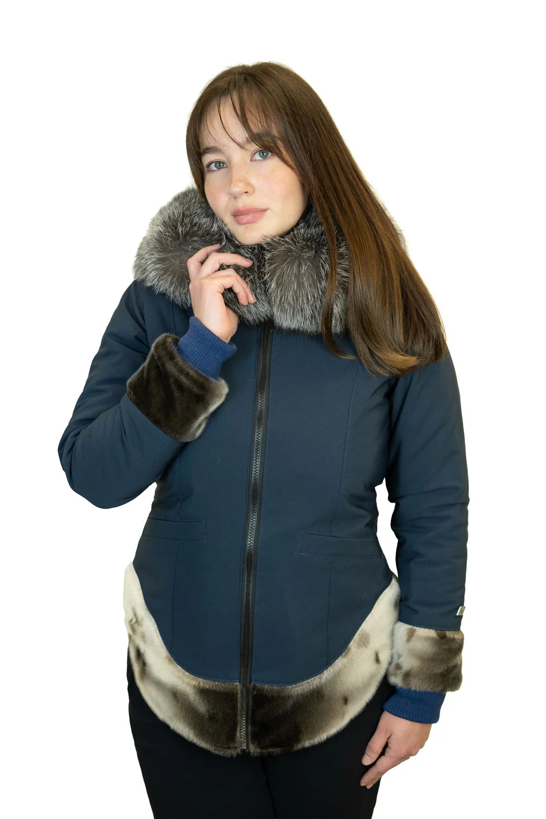 VAF SIGNATURE | ᐊᑎᓕᐅᕈᓯᐊ - NAVY | NATURAL - Image 2